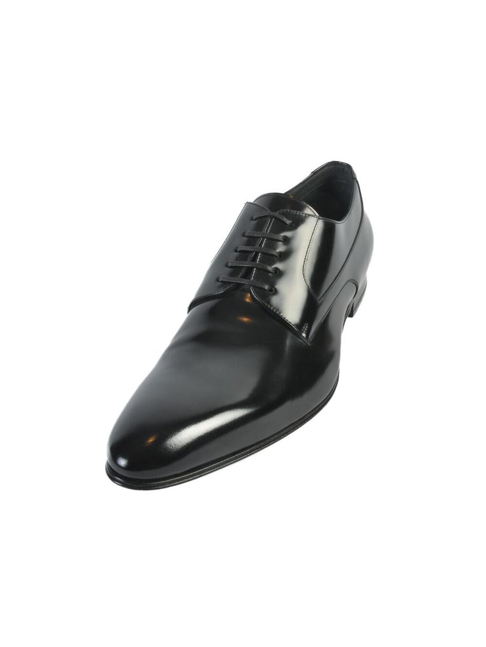 Dior NWOB Black Dress Derby Shoes 12 38196